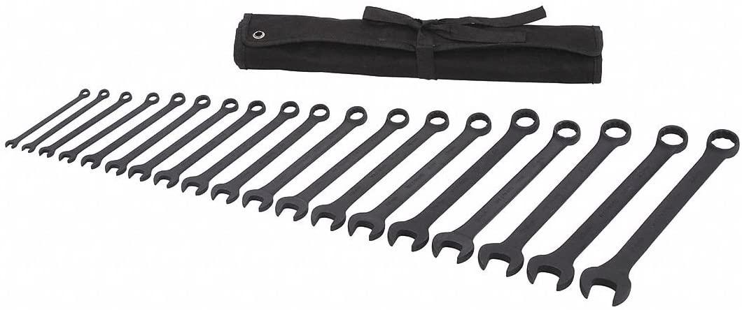 Westward 54DG10 - Combination Wrench Set 19 Pieces 12 Pts