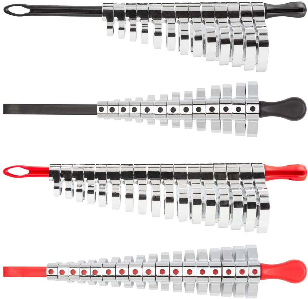 TEKTON 3/8 Inch Drive Crowfoot Wrench Set, 30-Piece (5/16-1 in, 8-24 mm) - Keys | WCF91301