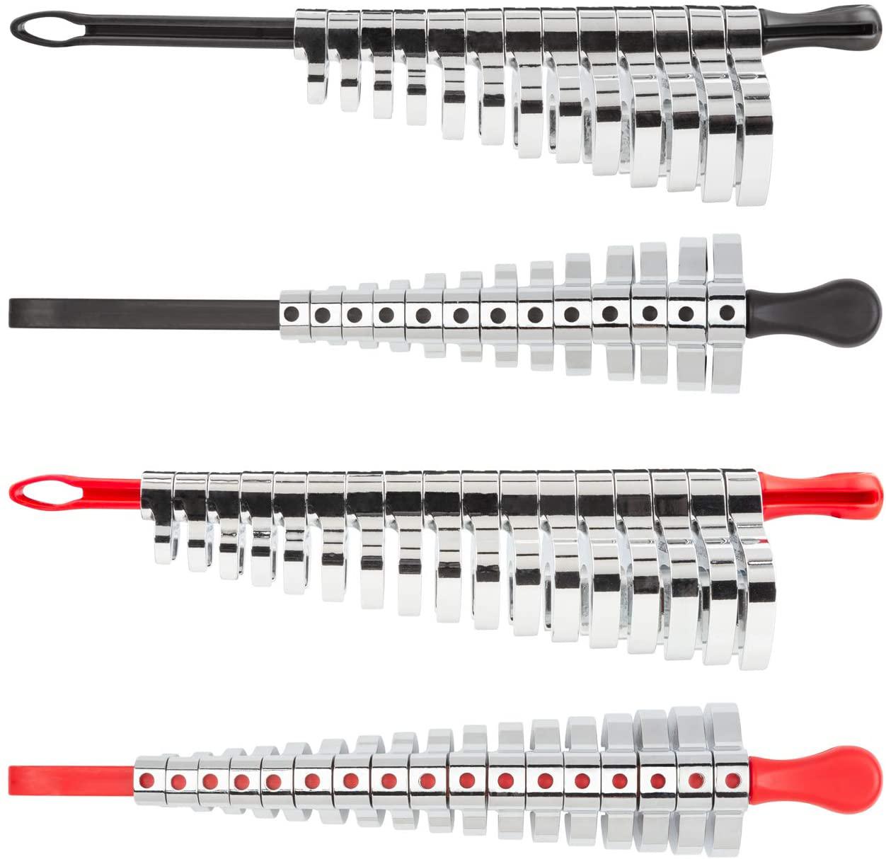 TEKTON 3/8 Inch Drive Crowfoot Wrench Set, 30-Piece (5/16-1 in, 8-24 mm) - Keys | WCF91301
