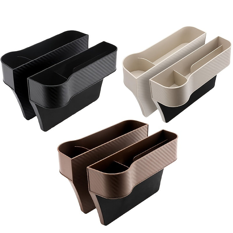 1pc Car Seat Gap Filler Organizer, Multifunctional Car Seat Key Holder Passenger Driver Front Seat Side StoraBox With Cup Holder