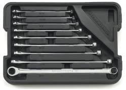 9 Piece XL GearBox Double Box Ratcheting Wrench Set - SAE Tools Equipment Hand Tools