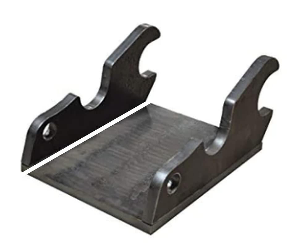 Direct Replacement for Kubota  Attach Bucket Ears Attachment Plate U55 KX057 KX191by Pocono Metal Craft