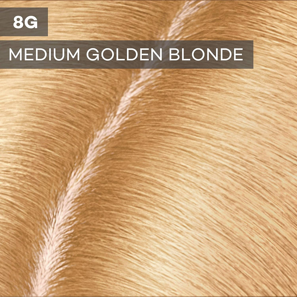 Clairol Root Touch-Up by Nice'n Easy Permanent Hair Dye, 8G Medium Golden Blonde Hair Color, Pack of 2