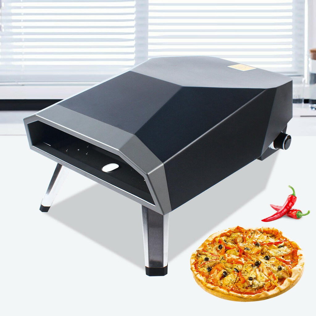 Aluminum Tabletop Pizza Oven 12" Pizza Maker Portable Oven Gas Oven Fast Heating