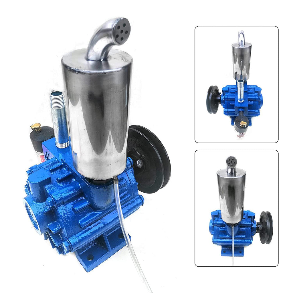 Electric MilMachine Portable Vacuum Pump  Steel Cow Milker for Cow MilMachine Milker Bucket Tank Barrel 220 L/min