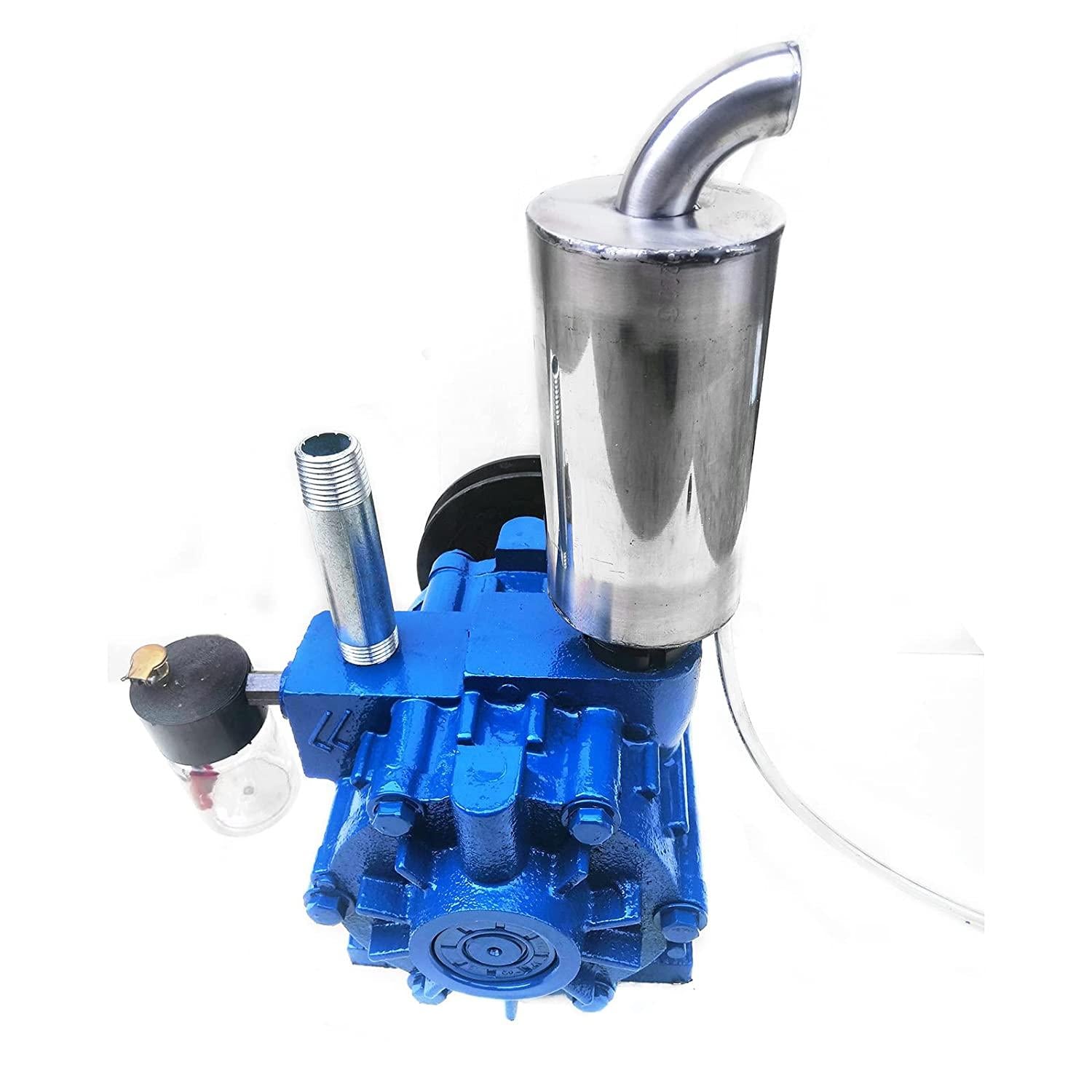 Electric MilMachine Portable Vacuum Pump  Steel Cow Milker for Cow MilMachine Milker Bucket Tank Barrel 220 L/min