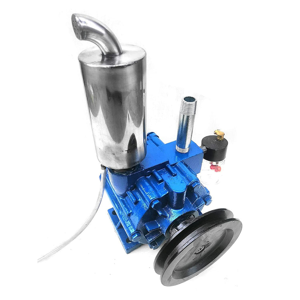 Electric MilMachine Portable Vacuum Pump  Steel Cow Milker for Cow MilMachine Milker Bucket Tank Barrel 220 L/min