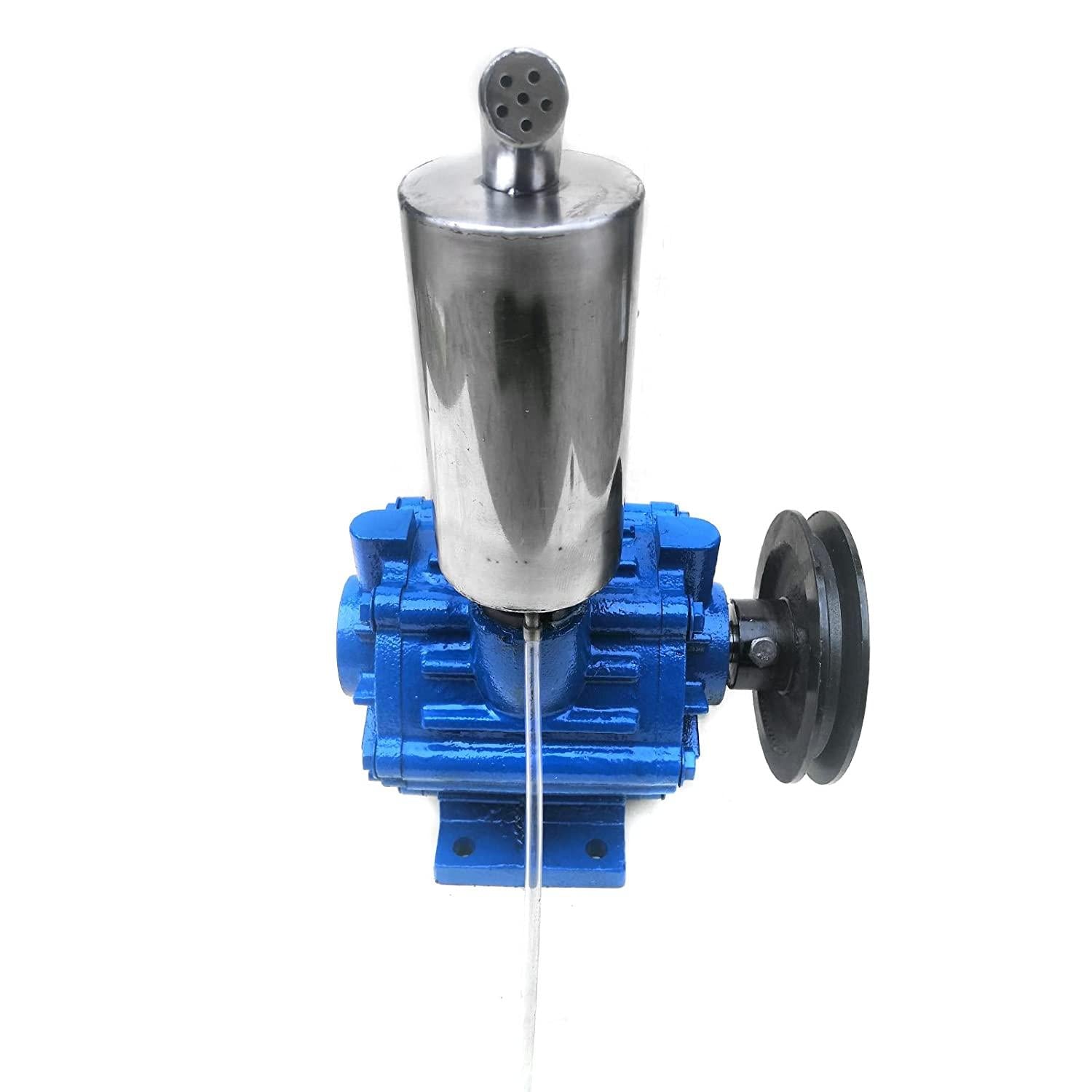 Electric MilMachine Portable Vacuum Pump  Steel Cow Milker for Cow MilMachine Milker Bucket Tank Barrel 220 L/min