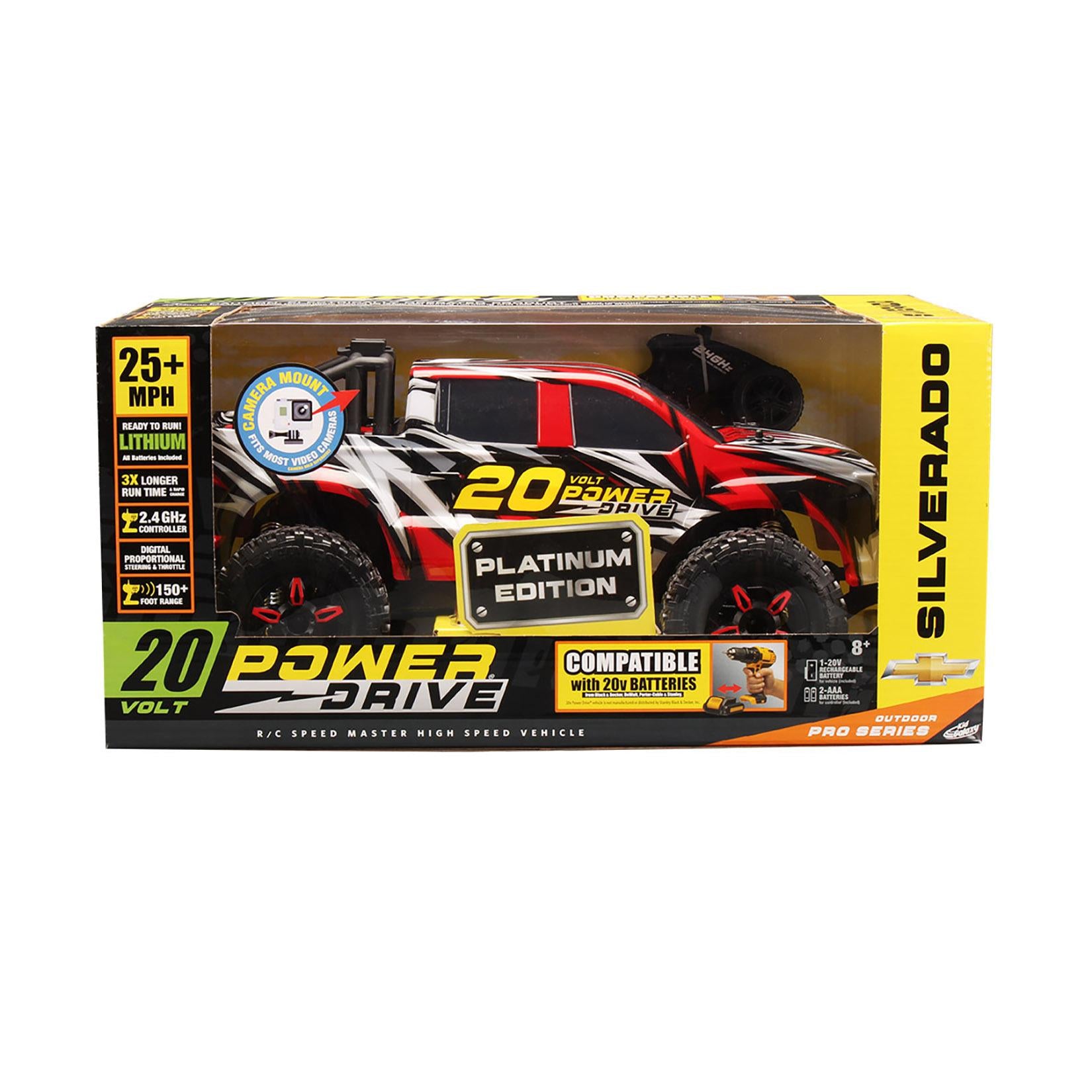 Kid Galaxy 20V Power Drive High Speed Silverado R/C Truck