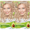 Garnier Hair Color Nutrisse Nourishing Creme, 111 Extra-Light Ash Blonde (White Chocolate) Permanent Hair Dye, 2 Count (Packaging May Vary)
