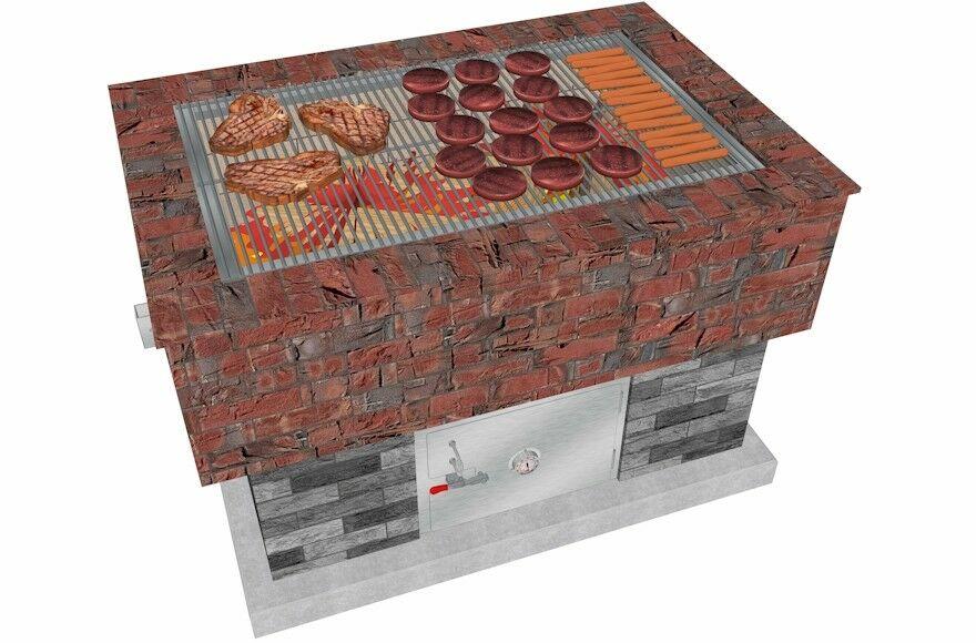 BrickBox - Grill Grate •  Steel Grill • Fire Pit Grill Grate