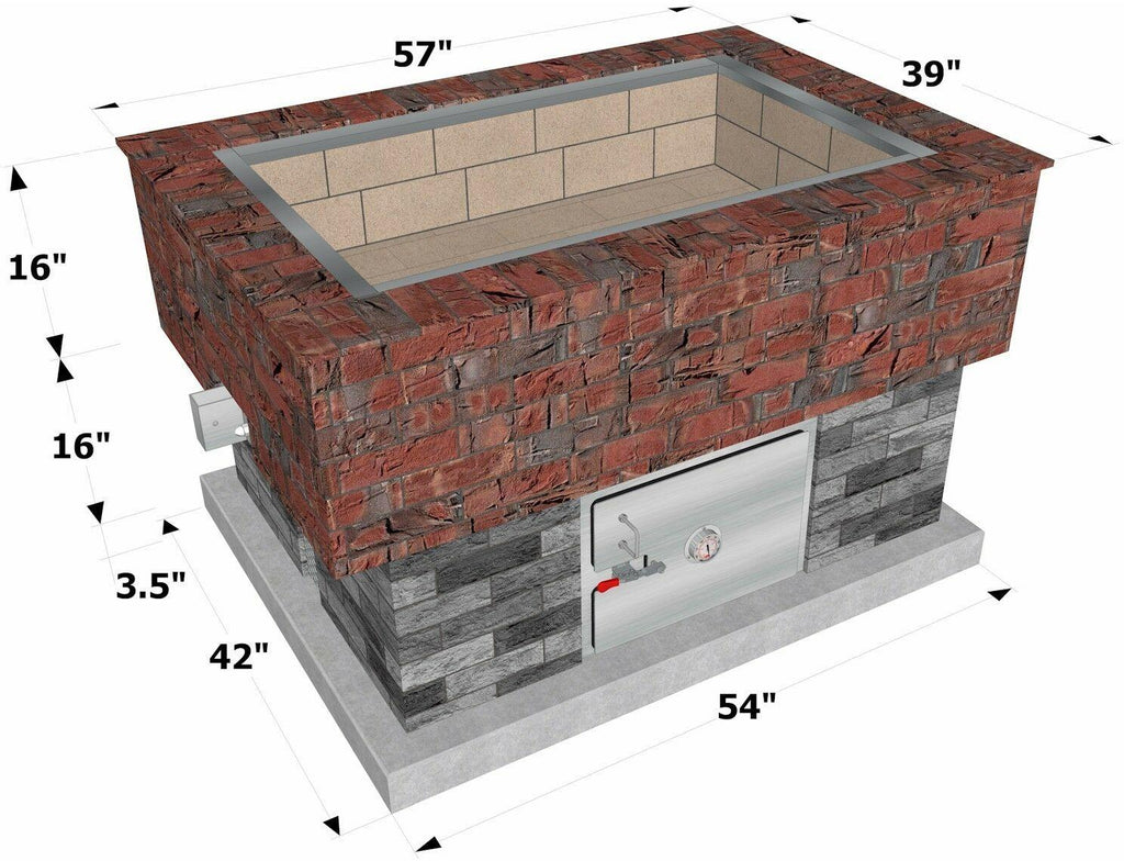 BrickBox - Grill Grate •  Steel Grill • Fire Pit Grill Grate
