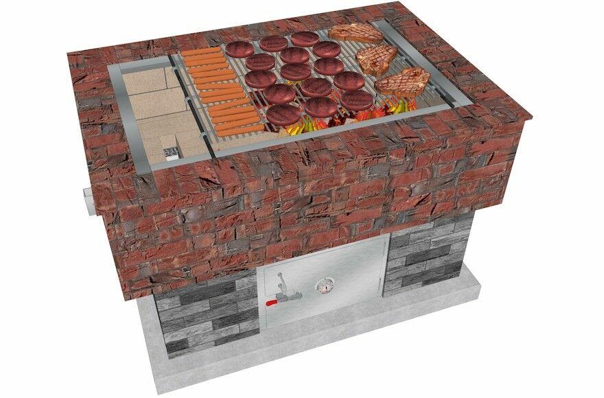 Pig Roaster Kit • Heavy-Duty Pig Cooker Packa• Pig Roasting Box Components