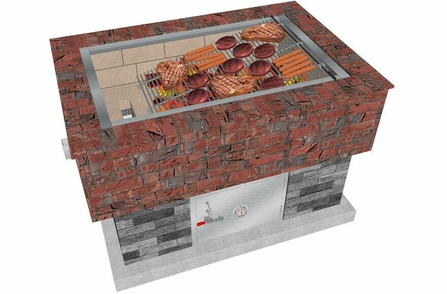 Pig Roaster Kit • Heavy-Duty Pig Cooker Packa• Pig Roasting Box Components