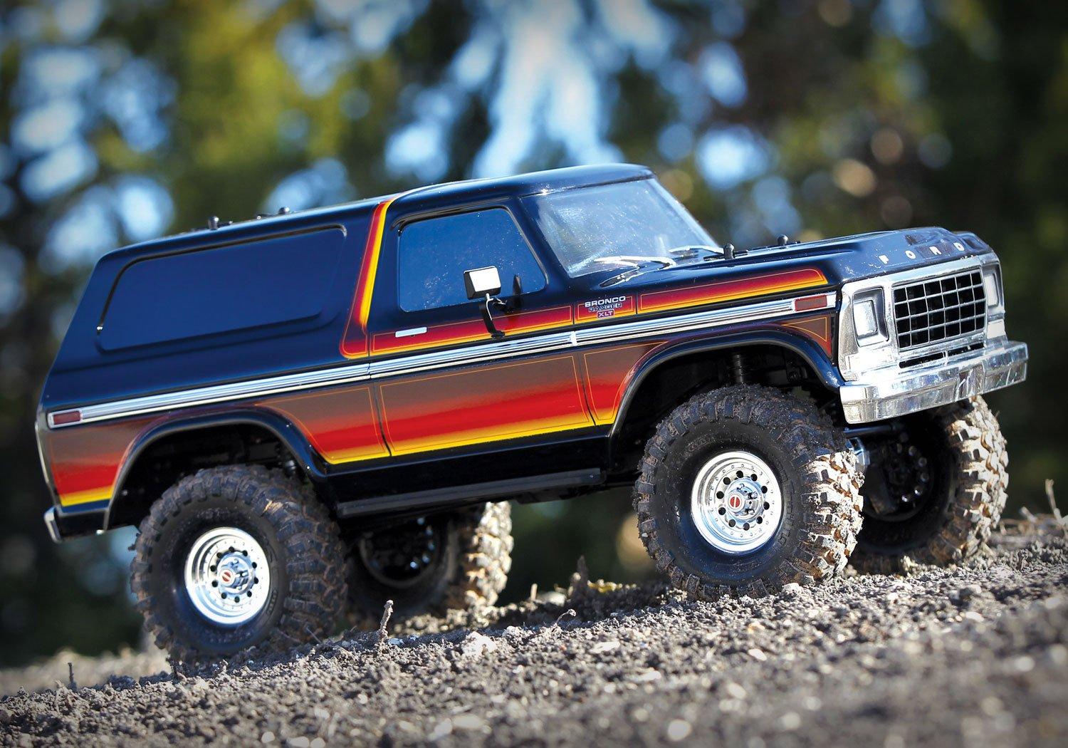 Traxxas 82046-4-SUN Bronco Ranger XLT TRX-4 1/10 Scale and Trail Crawler Truck