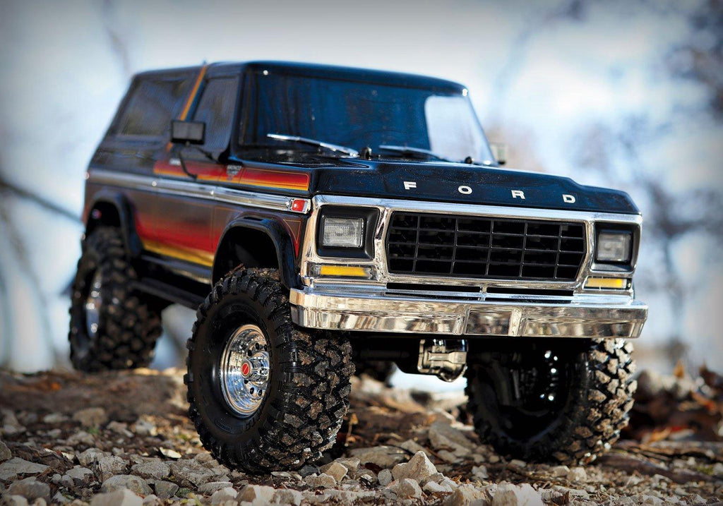 Traxxas 82046-4-SUN Bronco Ranger XLT TRX-4 1/10 Scale and Trail Crawler Truck