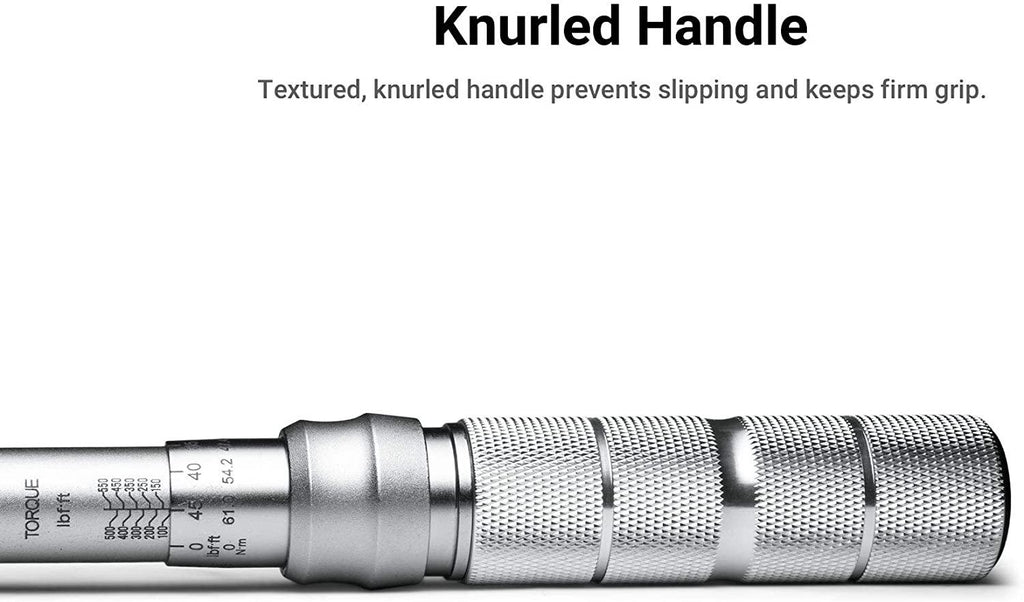 Capri Tools 3/4-in 80-400 Foot Pound Torque Wrench, Industrial Series, CP31203-400FL
