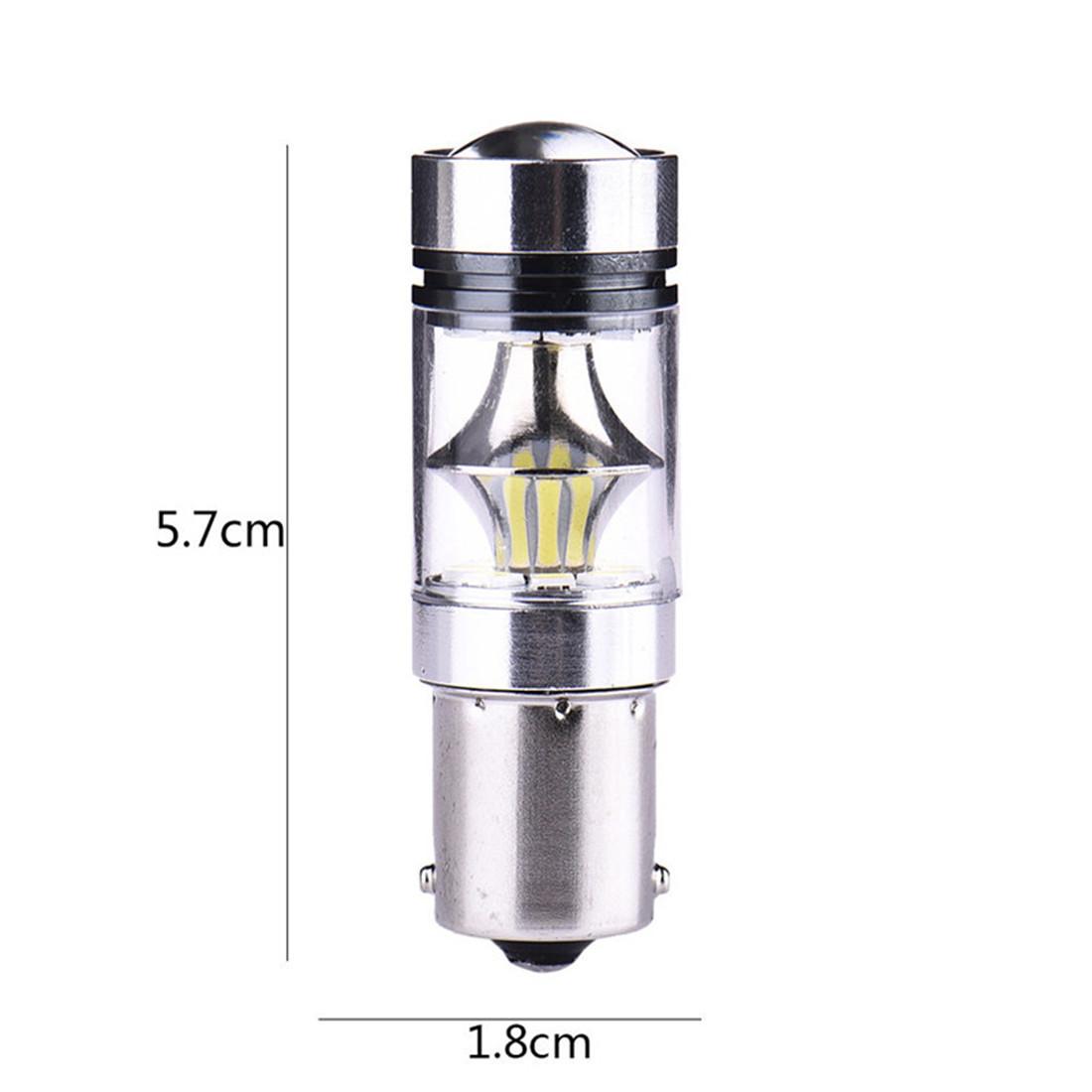 2PCS 100W Car Reverse Light DRL Fog Light Rear Tail 1156 1157  20SMD BA15S