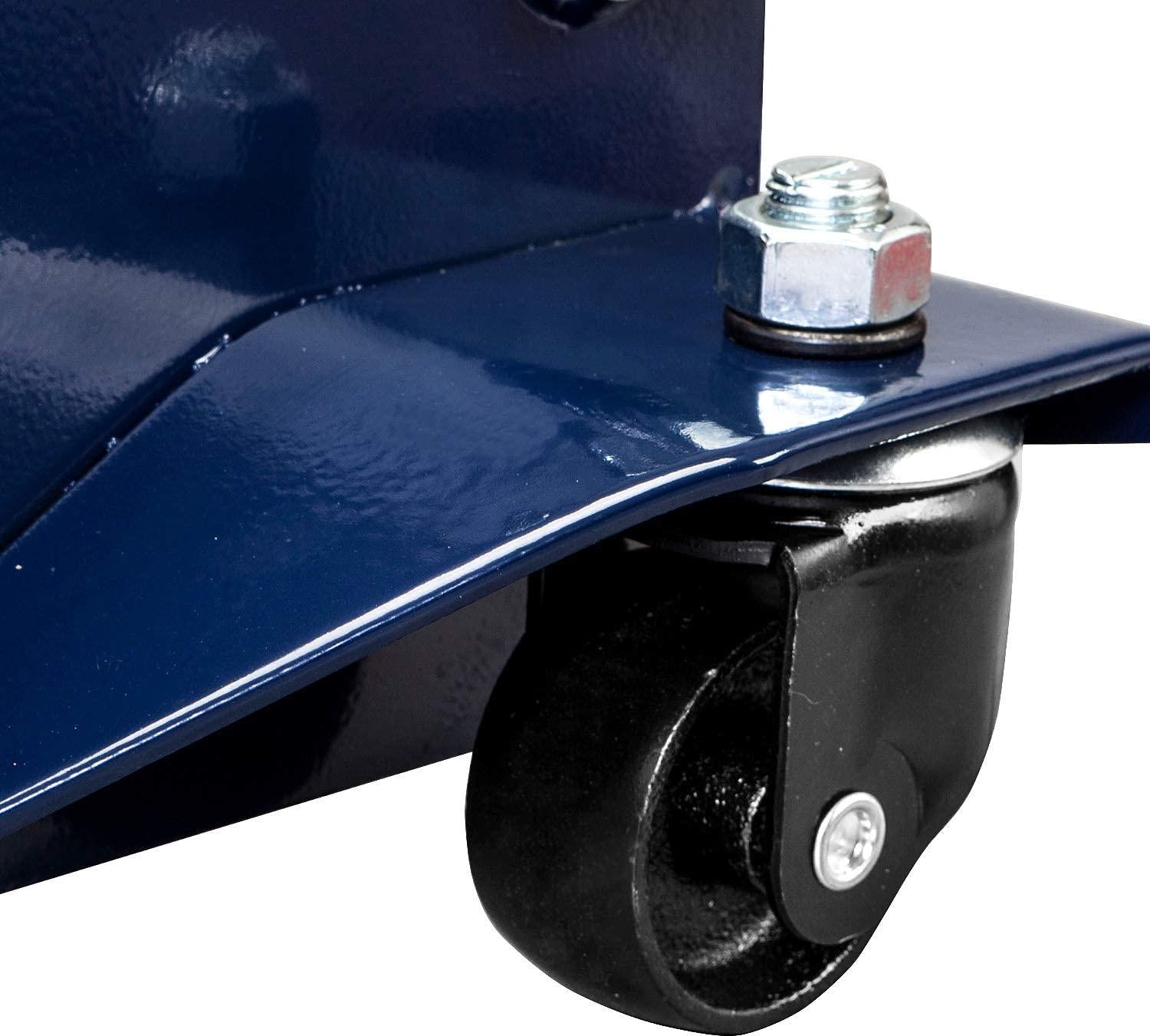 TCE AT84007U Torin Hydraulic Low Profile Service/Floor Jack with Dual Piston  Lift Pump, 4 Ton (8,000 lb) Capacity, Blue