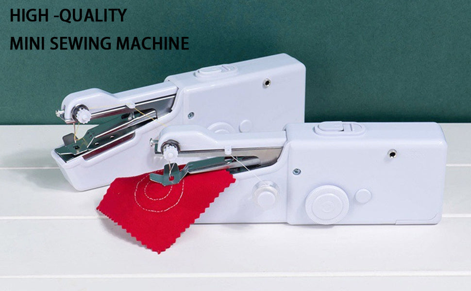 1pc Handheld Sewing Machine Mini Sewing Machines, Portable Sewing Machine  Handheld Stitch Tool For Fabric, Kids Cloth, Clothing (battery Not Included)
