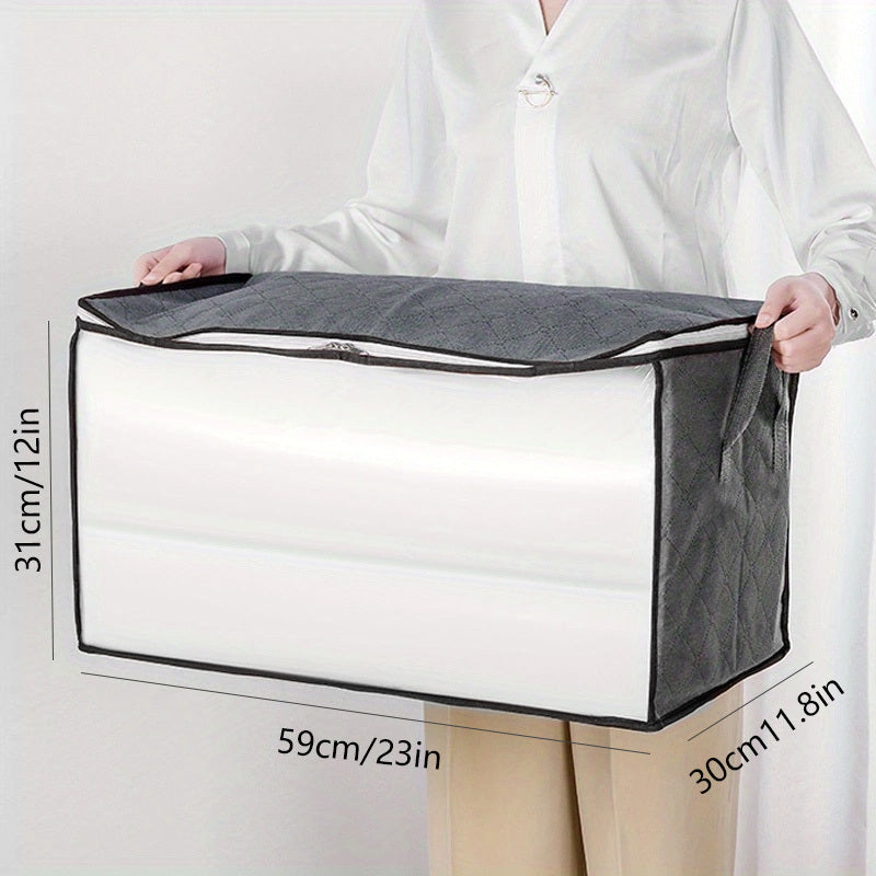 Simple Dustproof Zipper Organizer, Lightweight Underbed StoraBag, Versatile Container