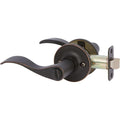 Callan Bennett Edged Oil Rubbed Bronze Bed/Bath Door Lever
