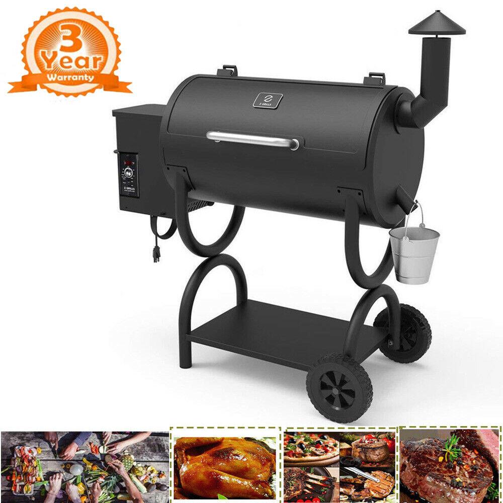 2021 Pellet Grill 8 in 1 BBQ Smoker Digital Control ZPG-550B