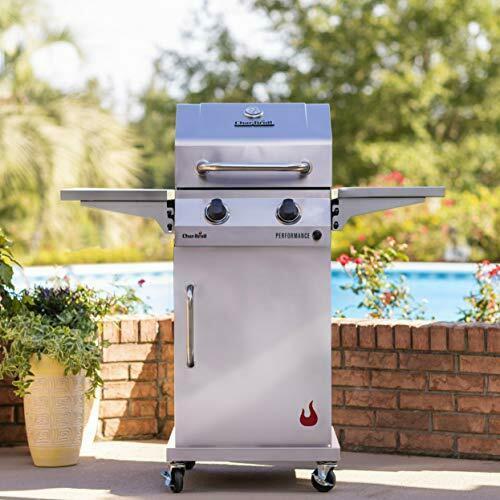 2-Burner Cabinet Style Liquid Propane Gas Grill  Steel Material
