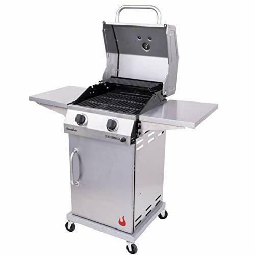 2-Burner Cabinet Style Liquid Propane Gas Grill  Steel Material