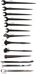 13PC CONSTRUCTION &amp; IRON WORKER SPUD WRENCH SET