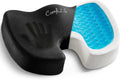 ComfiLife Gel Enhanced Seat Cushion - Non-Slip Orthopedic Gel &amp; Memory Foam Coccyx Cushion for Tailbone Pain - Office Chair Car Seat Cushion - Sciatica &amp; Back Pain Relief (Black)