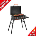 Outdoor Camping Adventure Ready 22" Griddle with Hood Stand Adapter Hose NEW