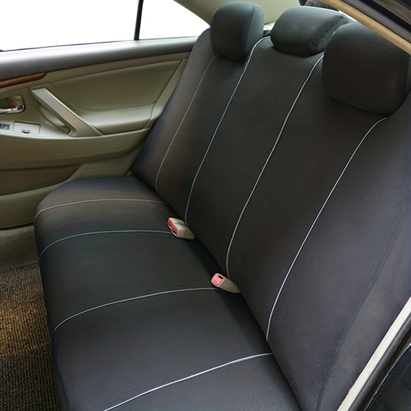 Upgrade Your Car with 9pcs Set of Universal Seat Covers: Airbag Safe, Five Seats, Black, Gray, Pink, Blue &amp; Red!