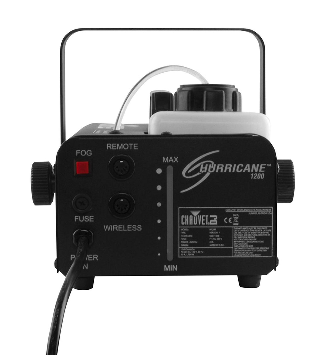 CHAUVET DJ Hurricane 1200 1.0 L Fog Machine + H700 Fog Machine + Fog Smoke Juice