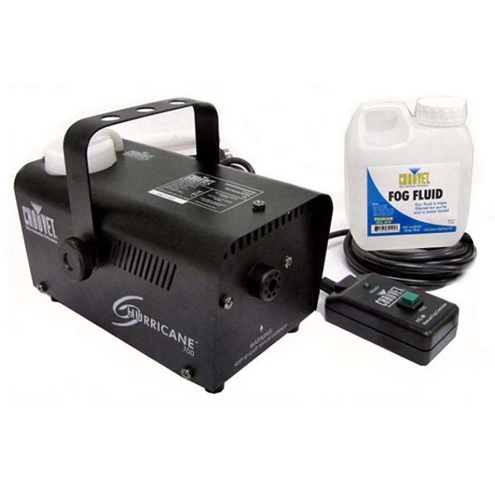 CHAUVET DJ Hurricane 1200 1.0 L Fog Machine + H700 Fog Machine + Fog Smoke Juice