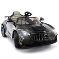 2023 Mercedes GT AMG 12V Battery Powered Motorized Ride on Toy Car with  in LCD TV, LED Lights, Leather Seat