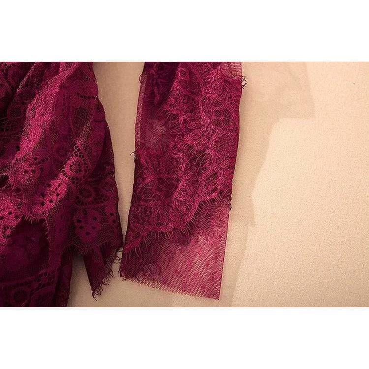 mesh ruffle dresses