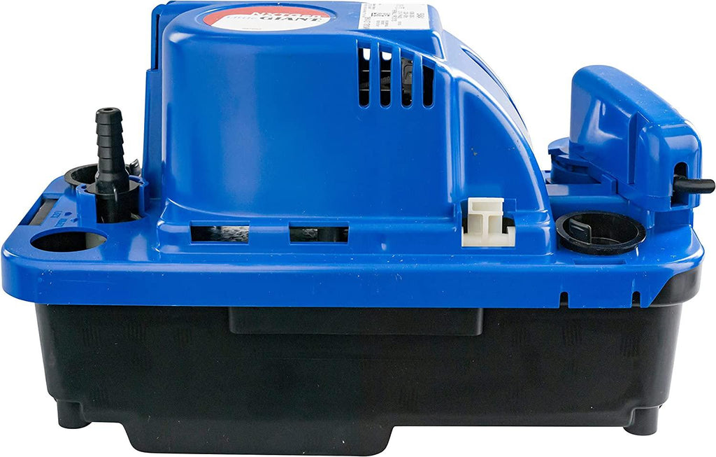 Little Giant VCMX-20ULS-C 115 Volt, 84 GPH, 1/30 HP, Automatic Condensate Removal Pump, 6-Ft. Power Cord, Safety Switch, Anti-Sweat Sleeve, Blue, 554542