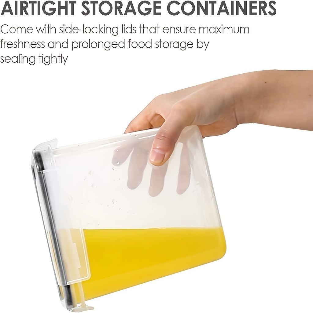 2/6pcs Airtight Food StoraContainers 54oz/1.6L Plastic BPA PP Material Kitchen Pantry Containers For Sugar, Flour, Baking, Dishwasher Safe