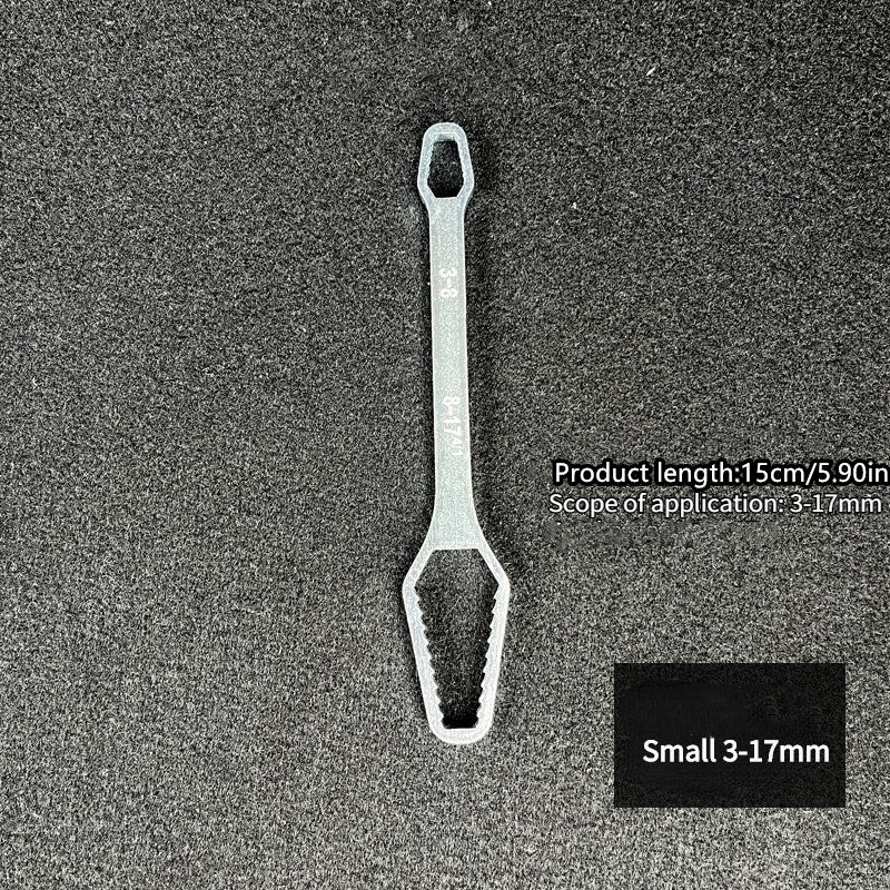 1pc 3-24mm Multi-functional Double Head Wrench Household Tools Universal Self-tightening Adjustable Special-shaped Wrench Portable Hand Tools