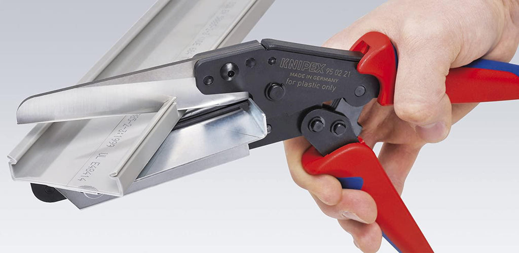 KNIPEX Tools - Vinyl Shears For Cable Ducts, Multi-Component (950221)
