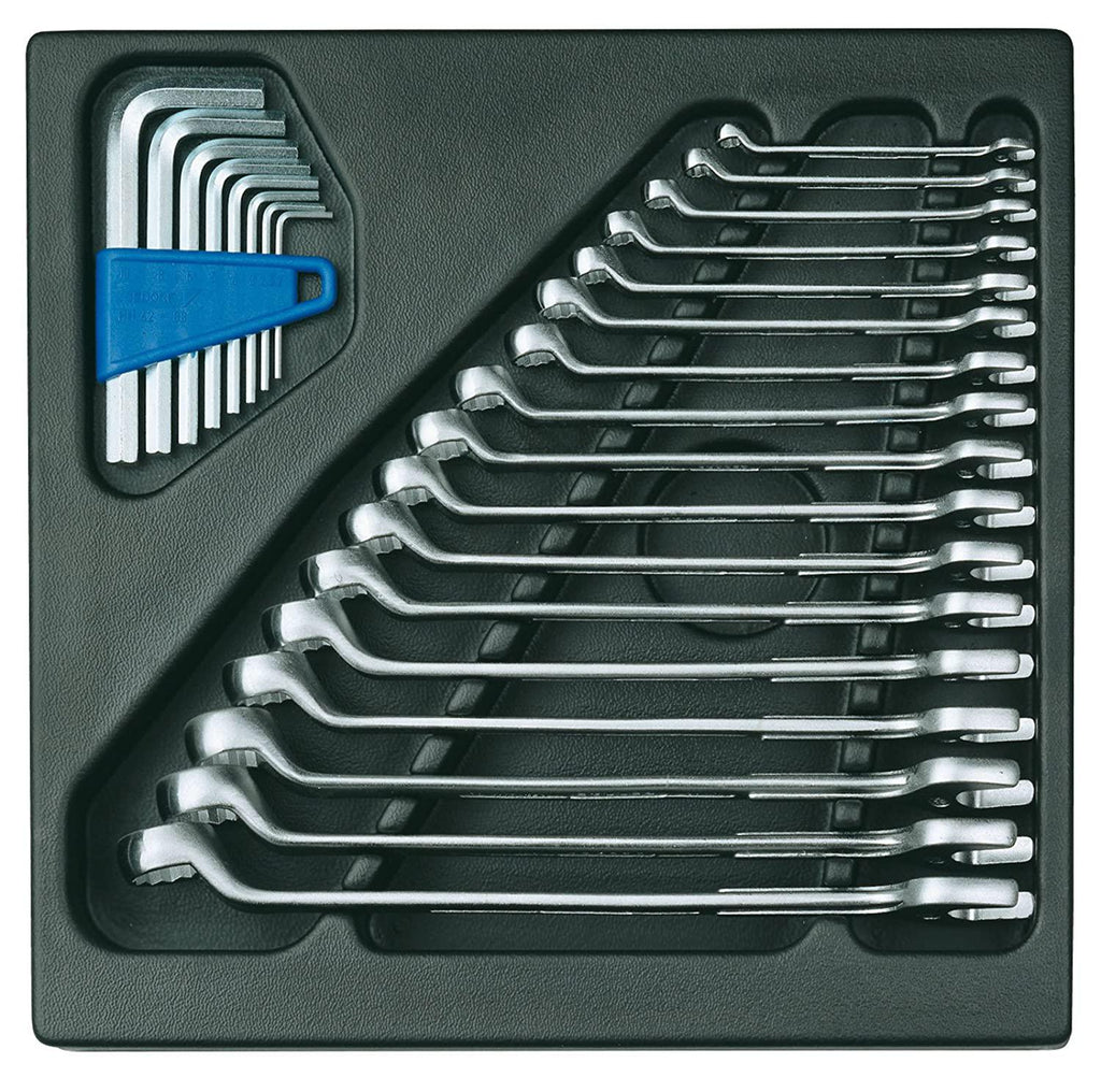 GEDORE 1500 ES-1 B Combination spanner set in 2/3 ES tool module