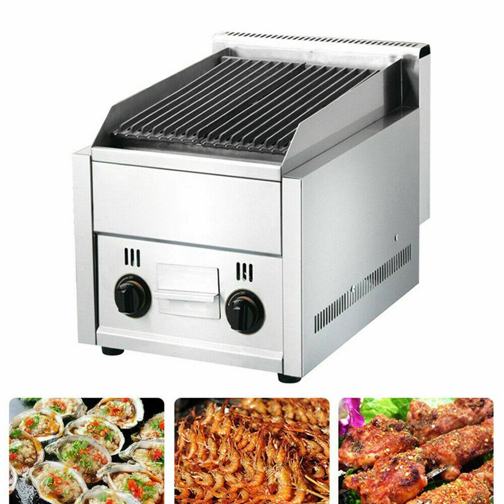 Lava Rock Grill BBQ Gas Stratus Char Gas Broiler Shawarma Machine tea restaurant