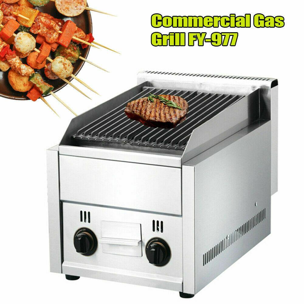 Lava Rock Grill BBQ Gas Stratus Char Gas Broiler Shawarma Machine tea restaurant