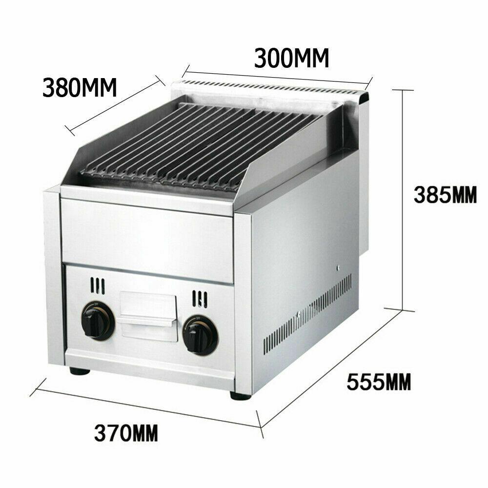 Lava Rock Grill BBQ Gas Stratus Char Gas Broiler Shawarma Machine tea restaurant
