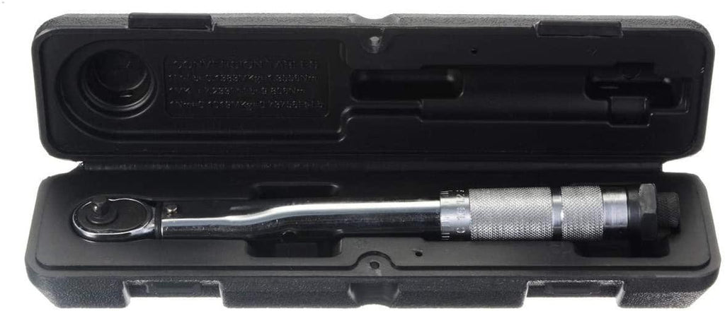 GJNVBDZSF Repair Kit DIY Tools, 1/4 5-25NM Torque Wrench Adjustable Torque Wrench Hand Spanner for Repairing Tool