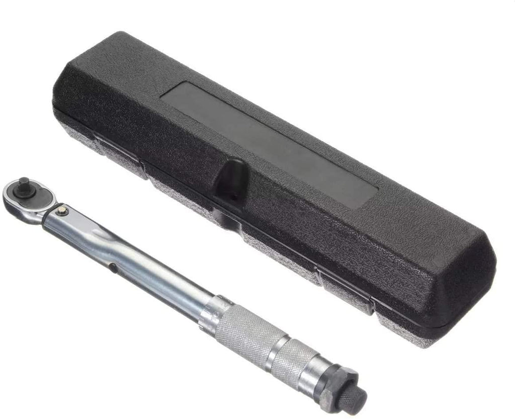 GJNVBDZSF Repair Kit DIY Tools, 1/4 5-25NM Torque Wrench Adjustable Torque Wrench Hand Spanner for Repairing Tool