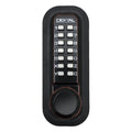 2830DC Oil Rubbed Bronze Mechanical Keyless Storeroom Knob Lock with PassaFunction