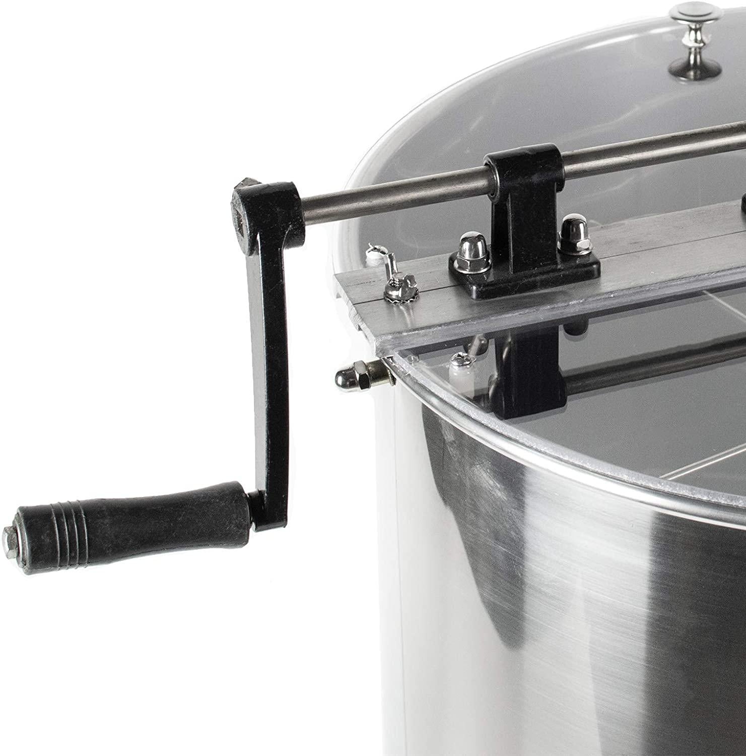 VIVO Honey Extractor 2 Frame  Steel SS Honeycomb Manual Crank Spinner BEE-V002