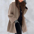 Warm Fashion Multi-Color Shawl Collar Coat